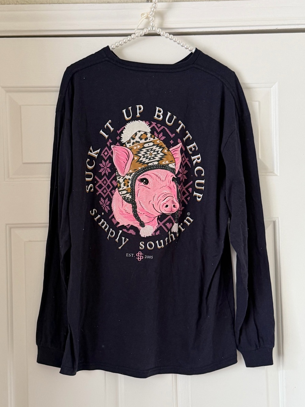 Simply Southern Piggy Suck It Up Buttercup Longsleeve